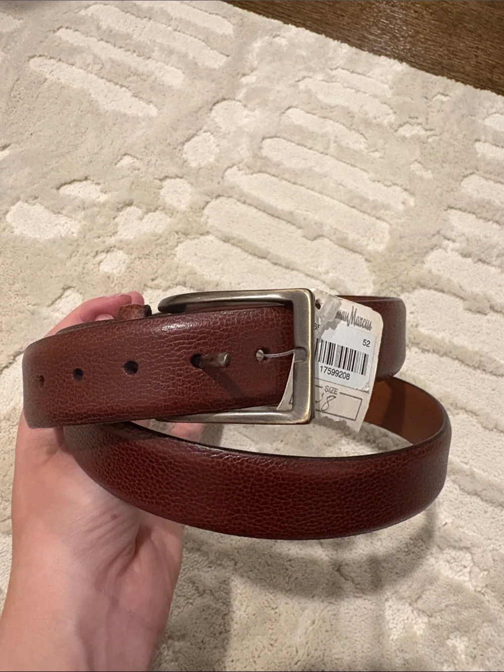 Vintage NWT Trafalgar Leather Belt